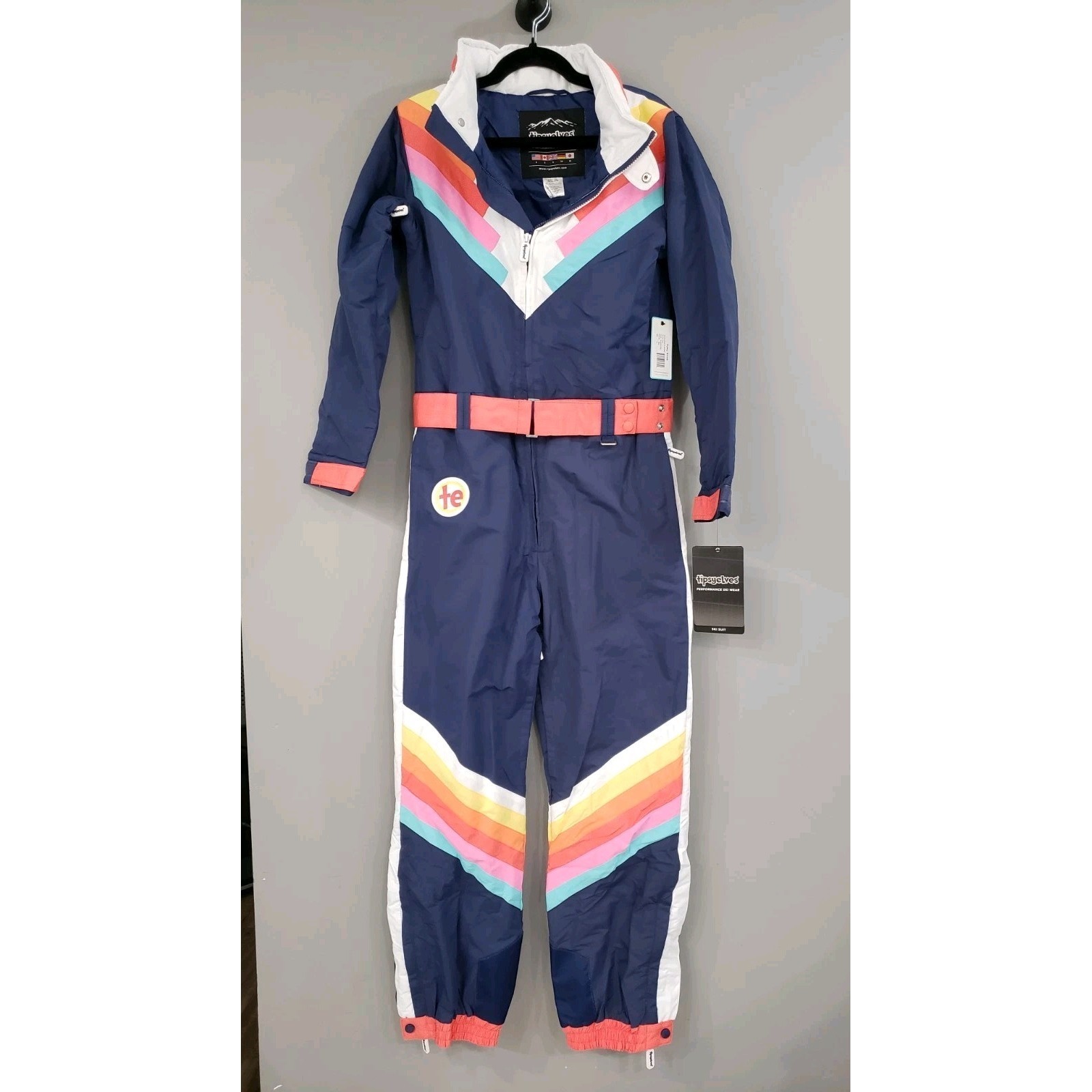 New Size Small Tipsey Elves Women's Santa Fe Shredder Snow Suit Ski Bodysuit Bib
